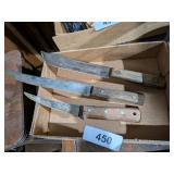 (3) Wood Handled Knives