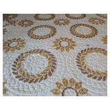 Hand Embroidered/Cross Stitched Sunflower Design