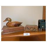 Wood Duck Dresser Box, Other Small Dresser Box, +