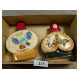 (2) Jim Beam Shriner Whiskey Decanters (All