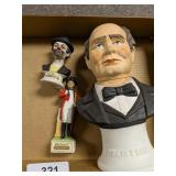 Phineas Barnum Ski Country Whiskey Decanter +
