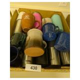 Assorted Travel Cups & Mugs +