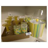 Plastic Patio Drinkware Set