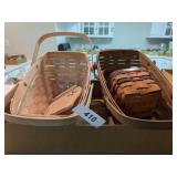 (3) Longaberger Baskets