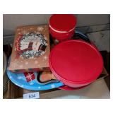 Christmas Serving Trays & Containers