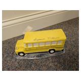Superior Wildcats Ceramic School Bus