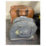 (2) Bowling Balls w/ Bags + Pair Ladies Shoes