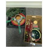 Outdoor Spotlights, Cords, Christmas Tree Stand &