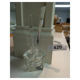 West Germany Crystal Perfume Bottle