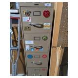 Four Drawer File Cabinet w/ Shrine Stickers