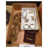 Costume Jewelry: Earrings, Bracelet, Necklace