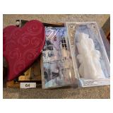 Wedding Book, Unity Candle, Heart Tin +