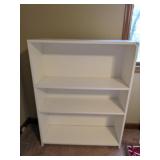 White Fiberboard Shelf Unit