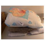 New Shower Mat + Sheets & Winnie The Pooh Blanket