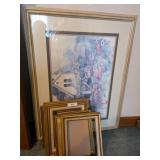 Wall Art + Some Empty Frames