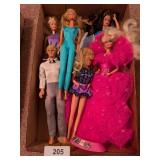 Assorted Barbie & Ken Dolls