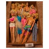 Assorted Barbie & Ken Dolls