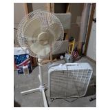 Lakewood Box Fan + Windmere Pedestal Fan