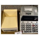 Vanilla Envelopes & Cannon Adding Machine