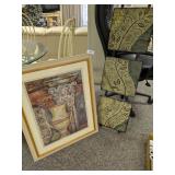 Large Framed Print & Trendy Tin Wall Art