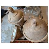 (3) Pc Set of Pottery Decor