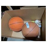 (2) Basketballs, (2) Baseballs & Other
