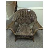 Brown Wicker Chair