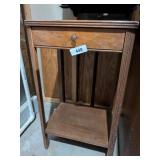 Vintage Small Side Table w/ Drawer -