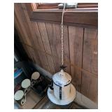 Tin Bird House Feeder