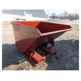 2YD Self Dumping Hopper W/ Fork Pockets