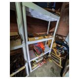 White Portable Plastic Shelf Unit