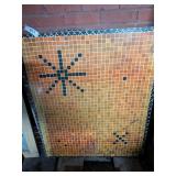 Retro Metal Folding Table