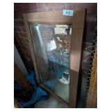 Vintage Beveled Edge Mirror + Plain Piece of Glass