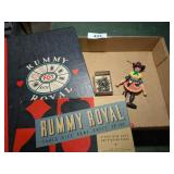 Rummy Royal Board Game, Jacks & Wooden Puppet