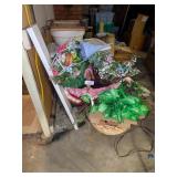 Large Quantity of Baskets & Artificial Floral