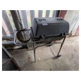 Cast Aluminum Charcoal Grill + Chimney Starter