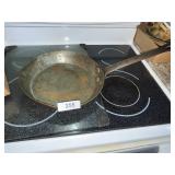 Heavy Copper & Brass 12" Skillet