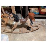 Antique Rocking Horse Revitalized w/