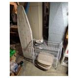 Steam Iron, Shoe Rack, Ironing Board &