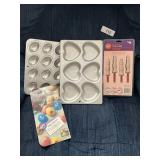 Wilton Heart Shaped & Egg Shaped Pans +