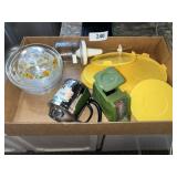 Sunflower Glass Bowls w/ Some Lids, +