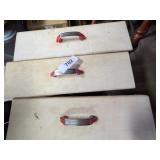 (3) Wood Kitchen Drawers w/