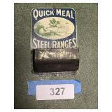 Quick Neal Steel Range Advert. Tin Match Holder