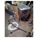 Nova Three Wheel Walker, Cane &