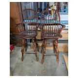(2) Swivel Bar Stools