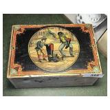 Primitive Wood Shoe Polish Box