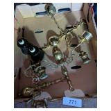 Brass Wall Mount Candle Sconces