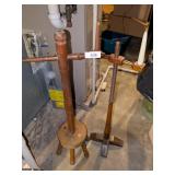 (2) Clamp Candle Stands