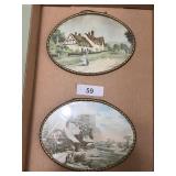 Antique Oval Wall Art