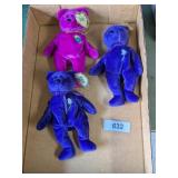 (3) Ty Beanie Babies Bears